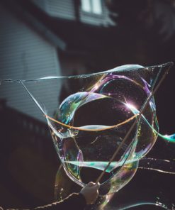 Zwillinge Bubbles auf der Straße